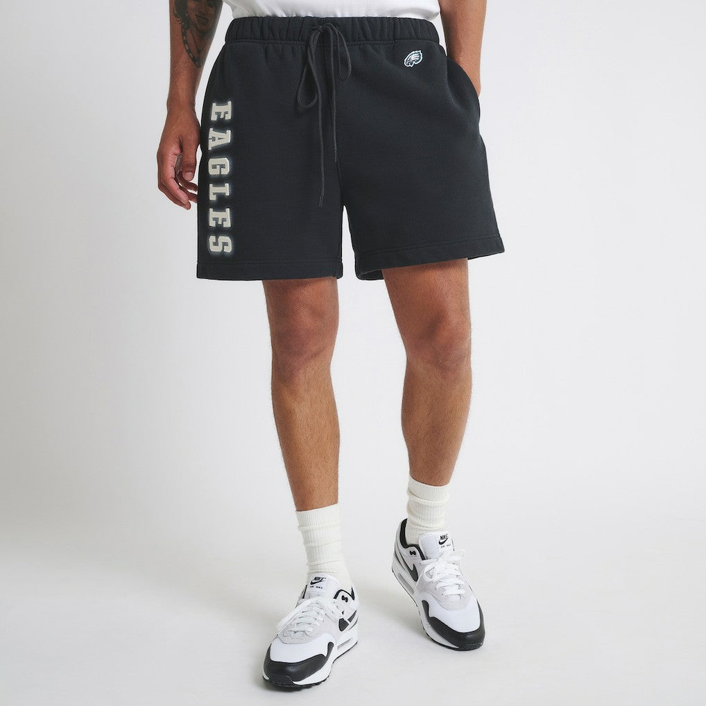 Philadelphia Eagles Off Season Unisex Fleece Shorts Black | NFL