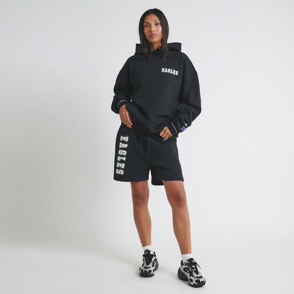 Philadelphia Eagles Off Season Unisex Fleece Shorts Black | NFL