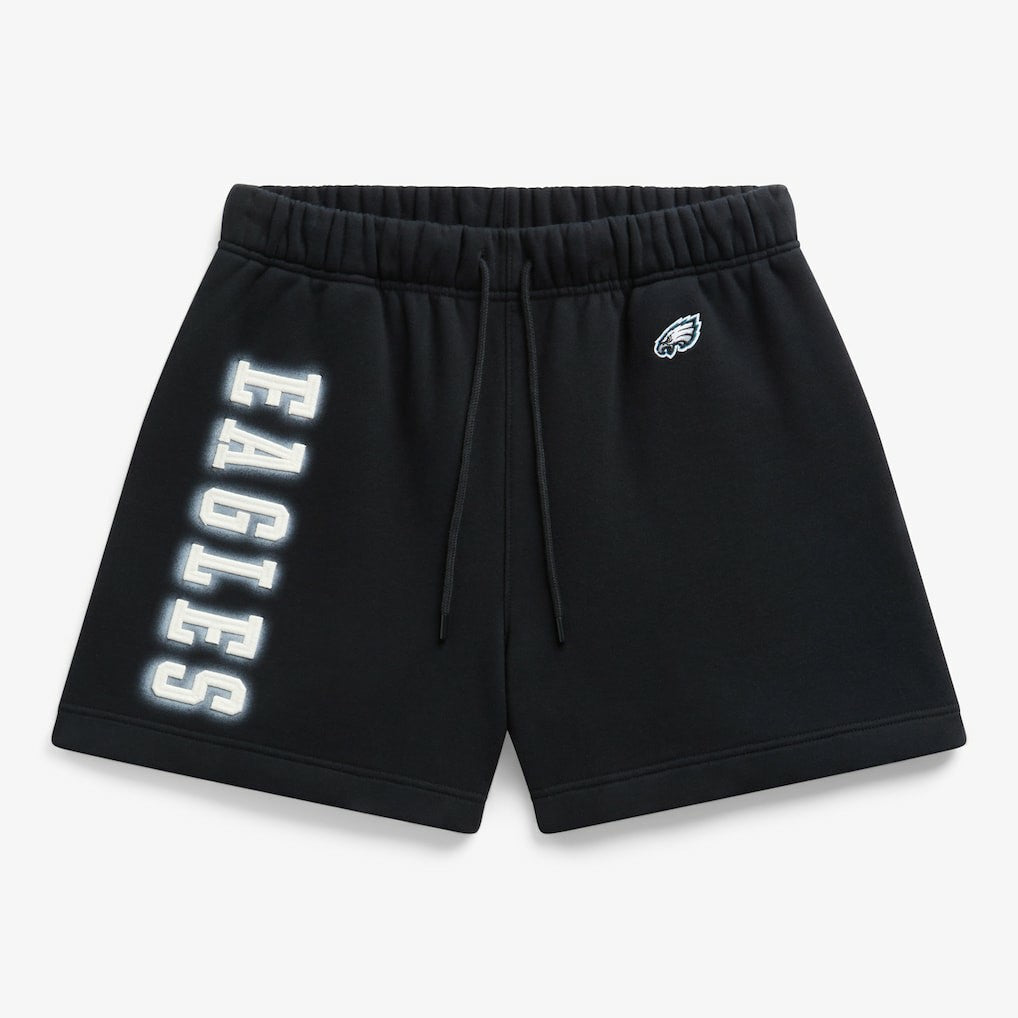 Philadelphia Eagles Off Season Unisex Fleece Shorts Black | NFL
