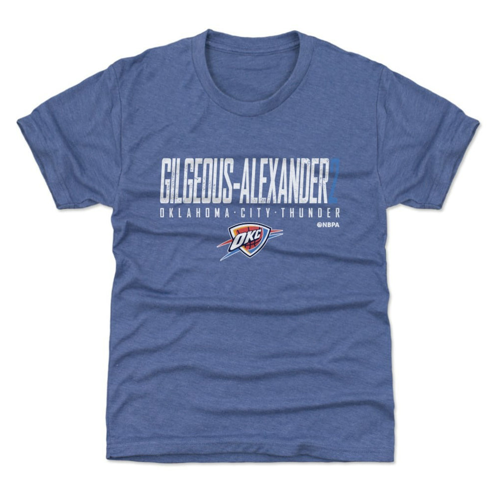Shai Gilgeous-Alexander Oklahoma City Thunder 500 Level Youth Elite T-Shirt Blue - NBA