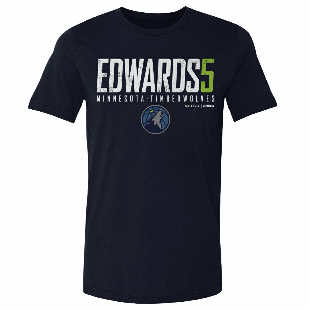 Anthony Edwards Minnesota Timberwolves 500 Level Elite T-Shirt Navy - NBA