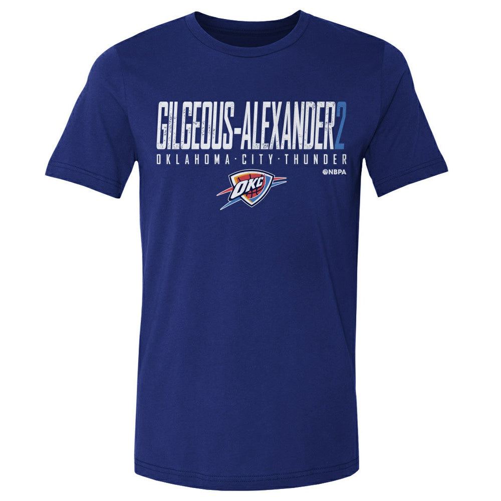 Shai Gilgeous-Alexander Oklahoma City Thunder 500 Level Elite T-Shirt Blue - NBA