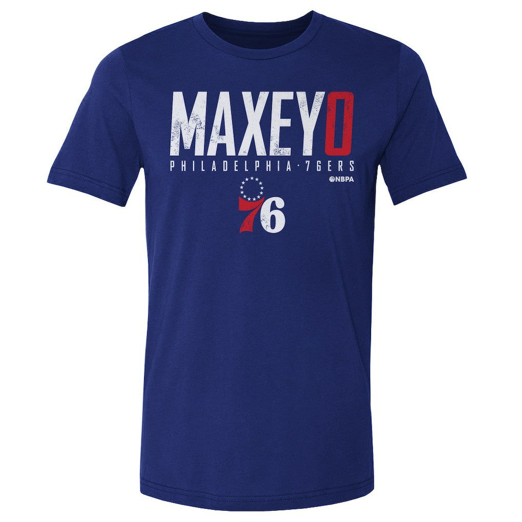 Tyrese Maxey Philadelphia 76ers 500 Level Elite T-Shirt Royal - NBA