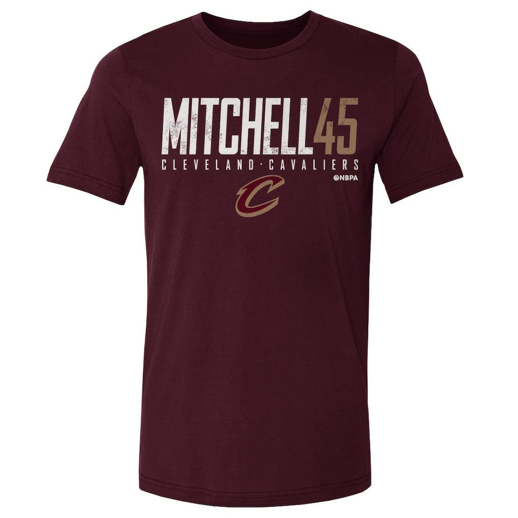 Donovan Mitchell Cleveland Cavaliers 500 Level Elite T-Shirt Wine - NBA