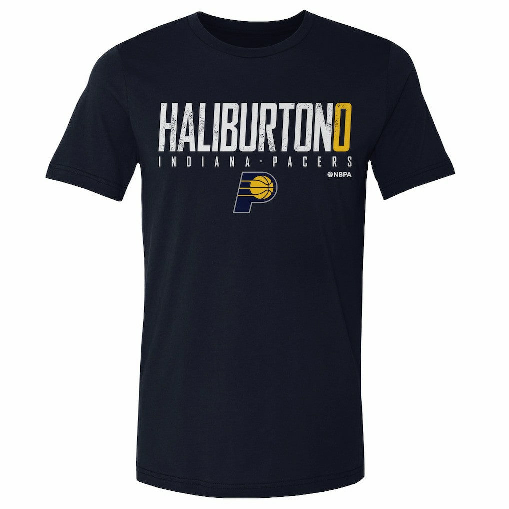 Tyrese Haliburton Indiana Pacers 500 Level Elite T-Shirt Navy - NBA