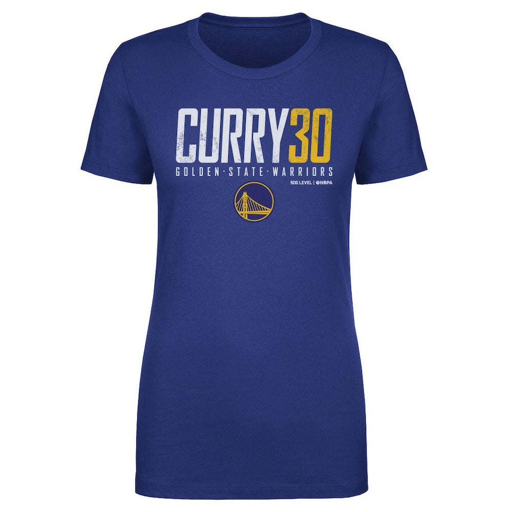 Stephen Curry Golden State Warriors 500 Level Women's Elite T-Shirt Royal - NBA