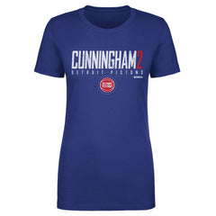 Cade Cunningham Detroit Pistons 500 Level Women's Elite T-Shirt Blue - NBA