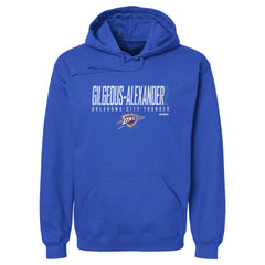 Shai Gilgeous-Alexander Oklahoma City Thunder 500 Level Elite Pullover Hoodie Blue - NBA