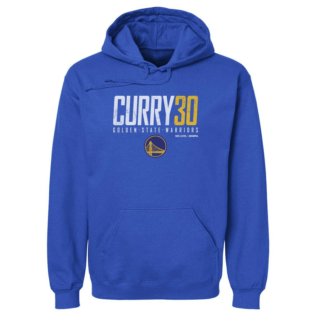 Stephen Curry Golden State Warriors 500 Level Elite Pullover Hoodie Royal - NBA