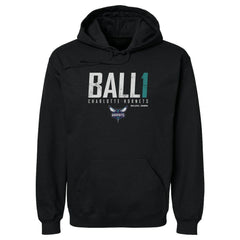 LaMelo Ball Charlotte Hornets 500 Level Elite Pullover Hoodie Black - NBA