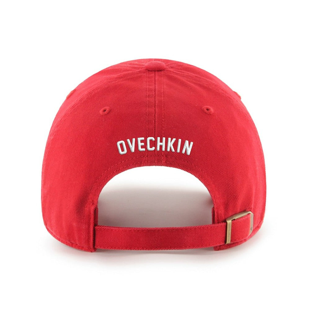 Alexander Ovechkin Washington Capitals '47 895 Most Goals of All Time Clean Up Adjustable Hat - Red - NHL