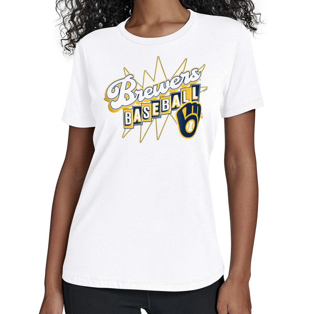 Milwaukee Brewers Starter Women's Drive-In T-Shirt - MLB