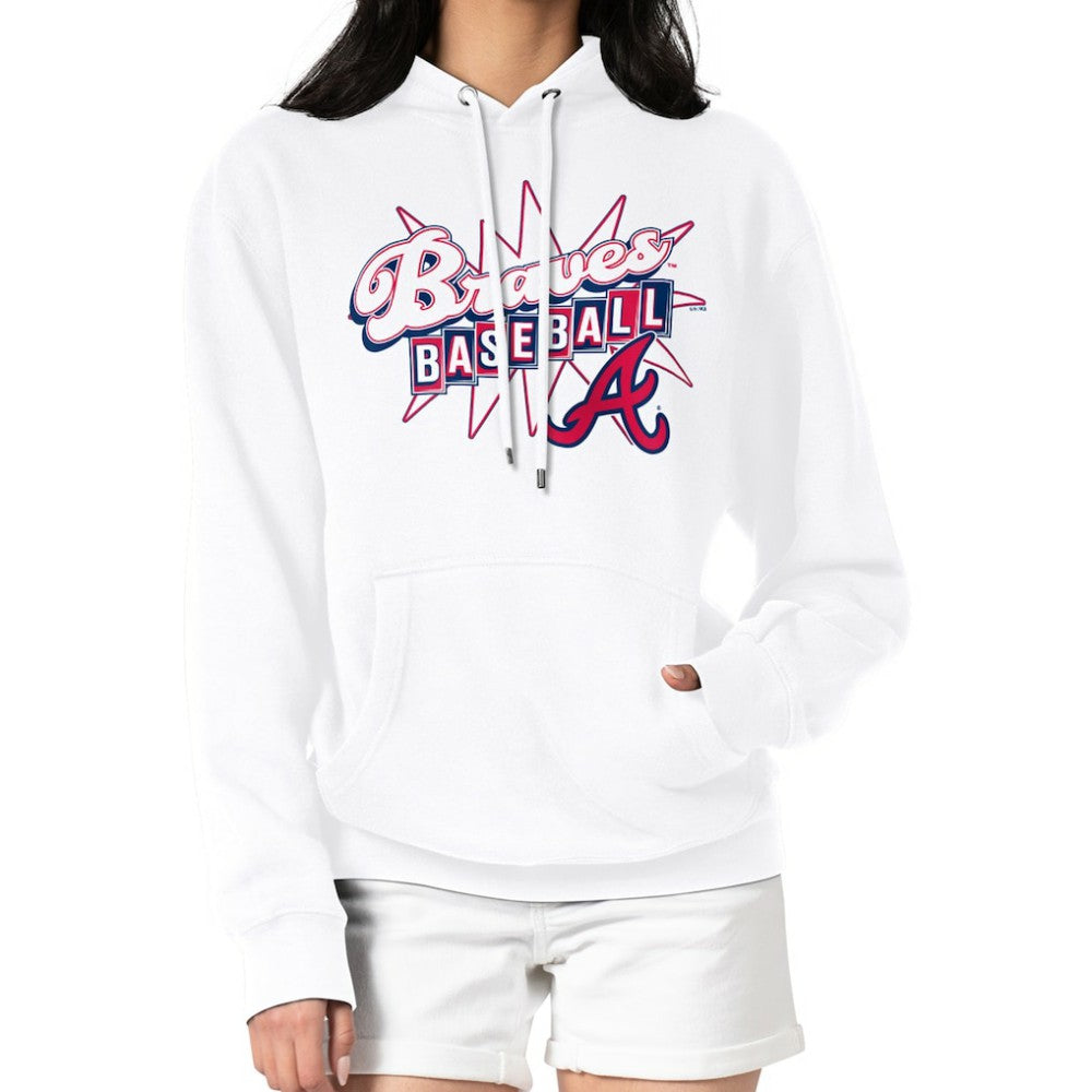 Atlanta Braves Starter Women's Drive-In Pullover Hoodie - MLB