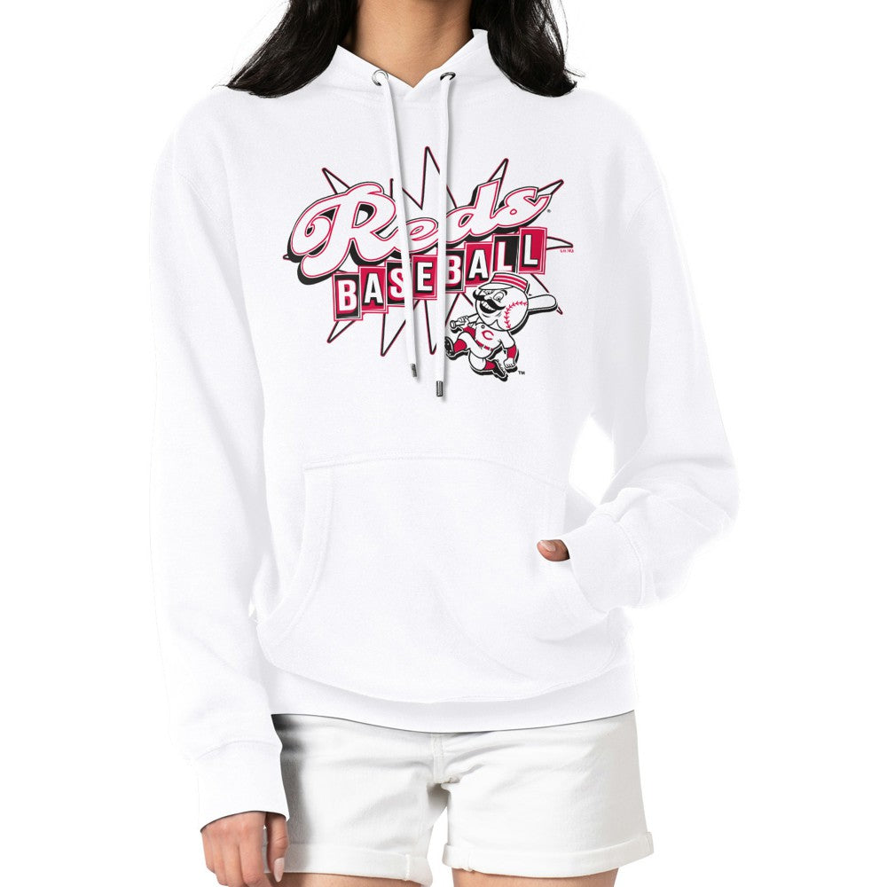 Cincinnati Reds Starter Women's Drive-In Pullover Hoodie - MLB