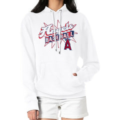 Los Angeles Angels Starter Women's Drive-In Pullover Hoodie - MLB