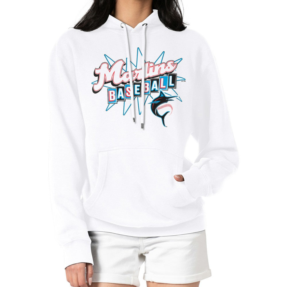 Miami Marlins Starter Women's Drive-In Pullover Hoodie - MLB