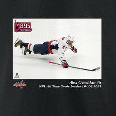 Alexander Ovechkin Washington Capitals NHL All-Time Goals Leader T-Shirt - Black - NHL