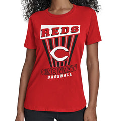Cincinnati Reds Starter Women's Poster Print T-Shirt - MLB