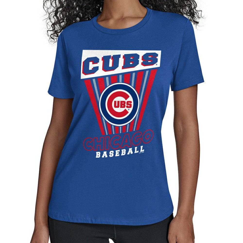 Chicago Cubs Starter Women's Poster Print T-Shirt - MLB