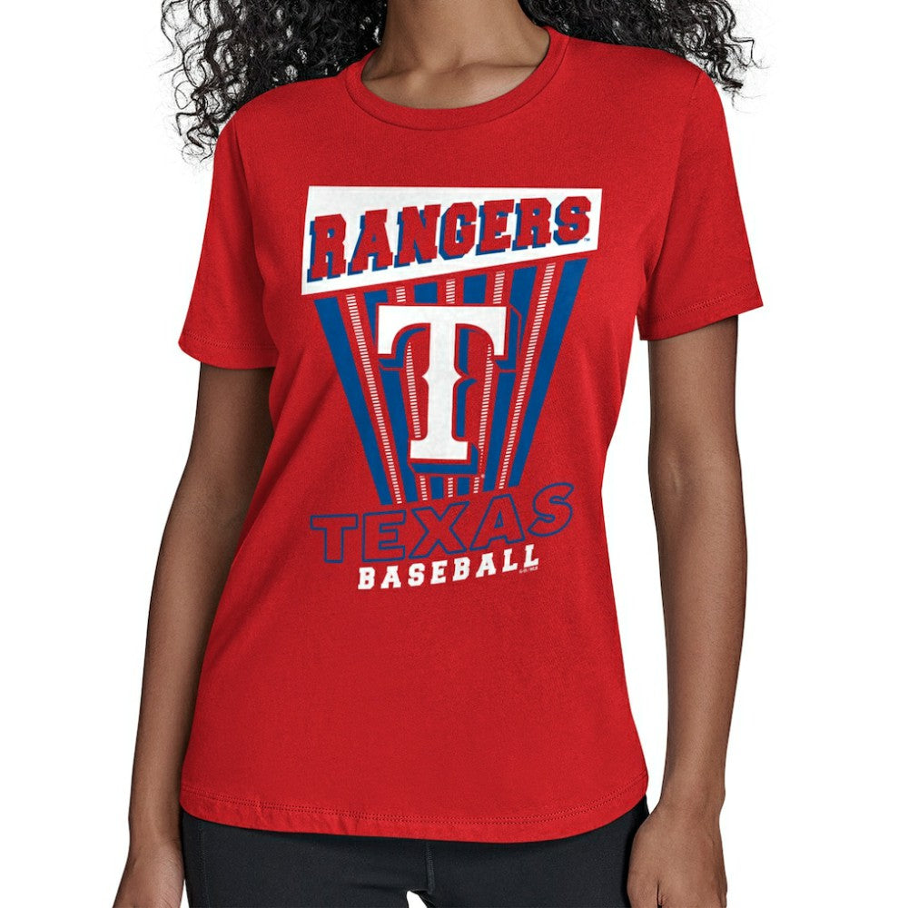 Texas Rangers Starter Women's Poster Print T-Shirt - MLB