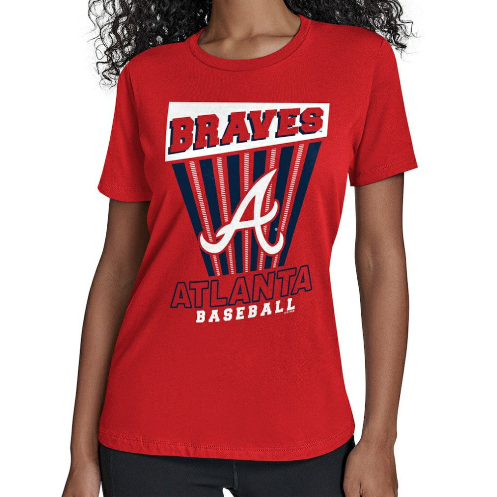 Atlanta Braves Starter Women's Poster Print T-Shirt - MLB