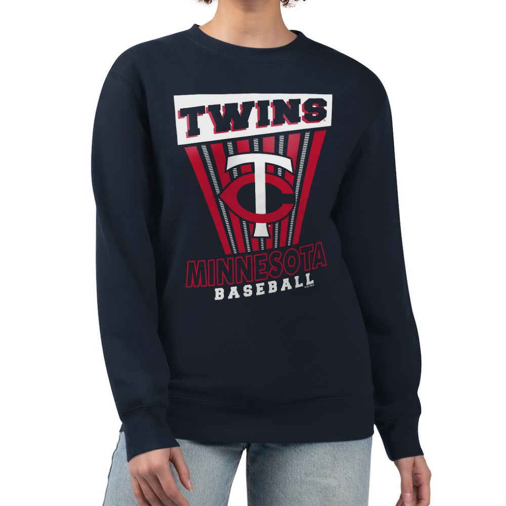 Minnesota Twins Starter Women's Poster Print Pullover Sweatshirt - MLB