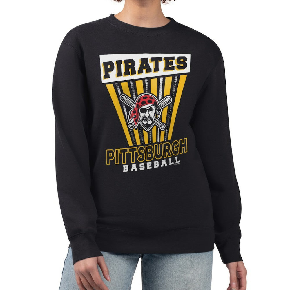 Pittsburgh Pirates Starter Women's Poster Print Pullover Sweatshirt - MLB