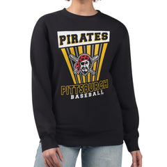Pittsburgh Pirates Starter Women's Poster Print Pullover Sweatshirt - MLB