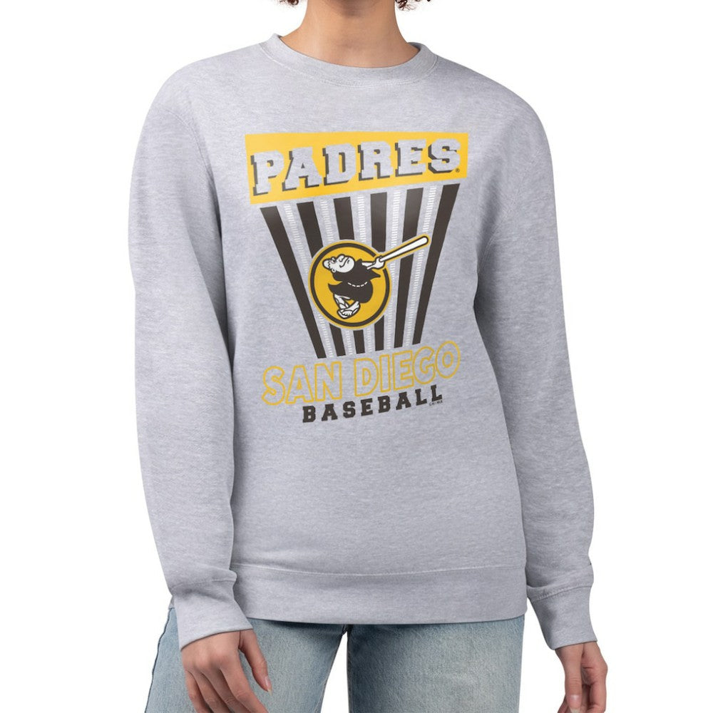 San Diego Padres Starter Women's Poster Print Pullover Sweatshirt - MLB