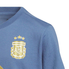 Lionel Messi Argentina National Team Youth Name & Number T-Shirt Blue | Adidas cheap