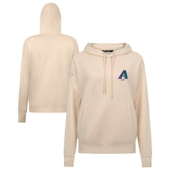 Arizona Diamondbacks Levelwear Women's Cooperstown Collection Adorn Core Logo Pullover Hoodie - MLB