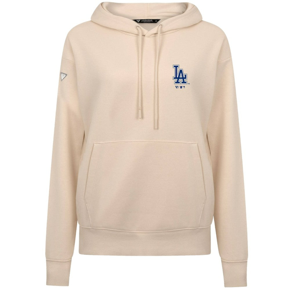 Los Angeles Dodgers Levelwear Women's Cooperstown Collection Adorn Core Logo Pullover Hoodie - MLB