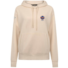 New York Mets Levelwear Women's Cooperstown Collection Adorn Core Logo Pullover Hoodie - MLB