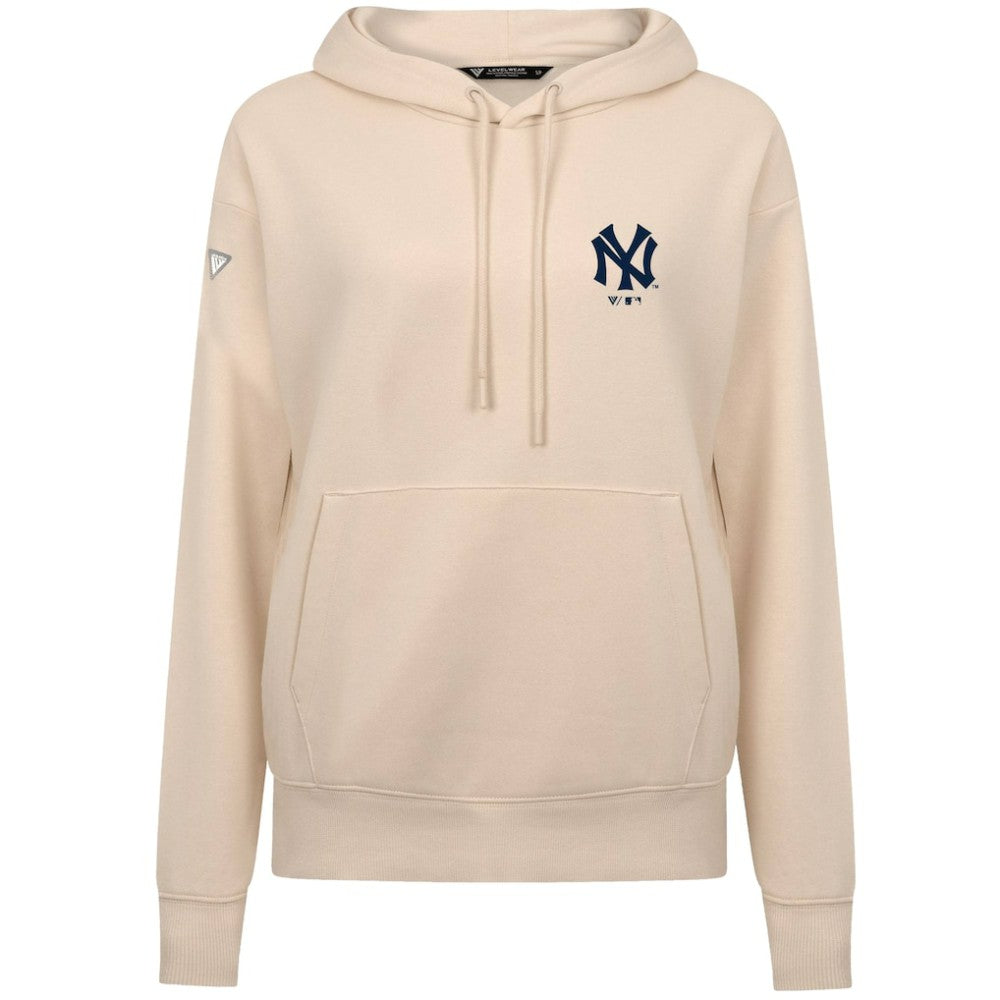 New York Yankees Levelwear Women's Cooperstown Collection Adorn Core Logo Pullover Hoodie - MLB