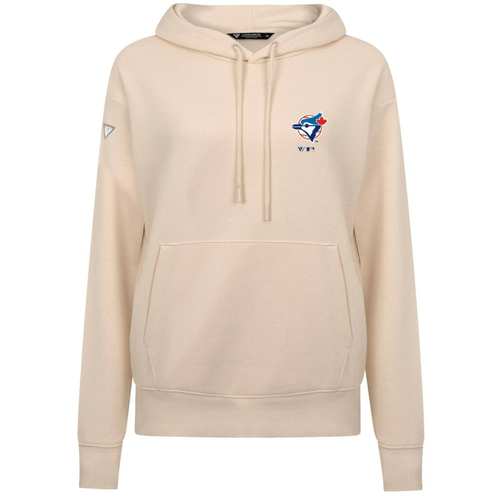 Toronto Blue Jays Levelwear Women's Cooperstown Collection Adorn Core Logo Pullover Hoodie - MLB