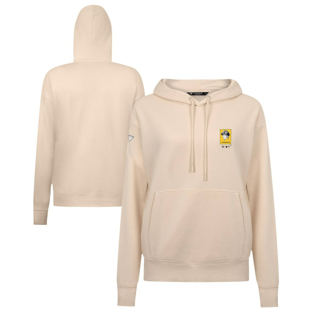 Pittsburgh Pirates Levelwear Women's Cooperstown Collection Adorn Core Logo Pullover Hoodie - MLB