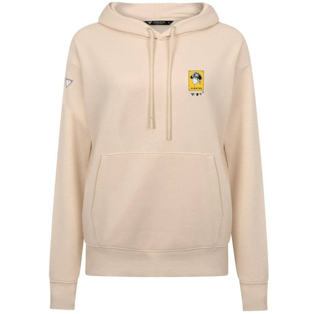 Pittsburgh Pirates Levelwear Women's Cooperstown Collection Adorn Core Logo Pullover Hoodie - MLB