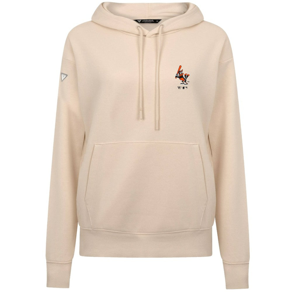 Baltimore Orioles Levelwear Women's Cooperstown Collection Adorn Core Logo Pullover Hoodie - MLB