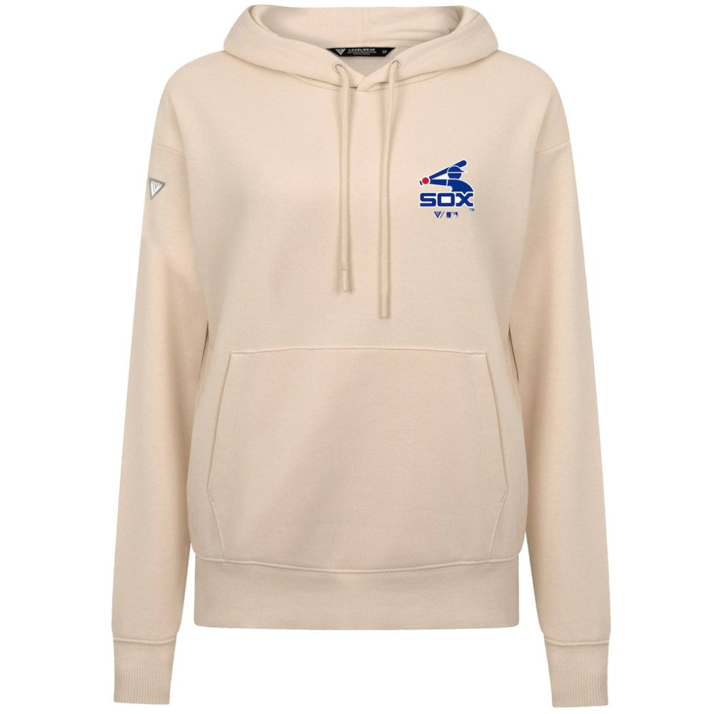 Chicago White Sox Levelwear Women's Cooperstown Collection Adorn Core Logo Pullover Hoodie - MLB
