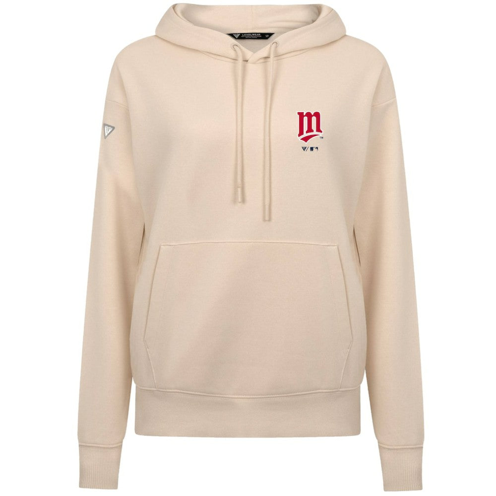 Minnesota Twins Levelwear Women's Cooperstown Collection Adorn Core Logo Pullover Hoodie - MLB