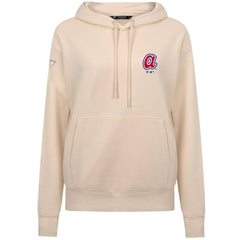 Atlanta Braves Levelwear Women's Cooperstown Collection Adorn Core Logo Pullover Hoodie - MLB