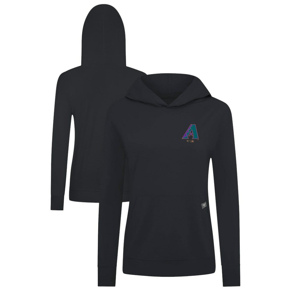 Arizona Diamondbacks Levelwear Women's Cooperstown Collection Relay Core Logo Pullover Hoodie - MLB