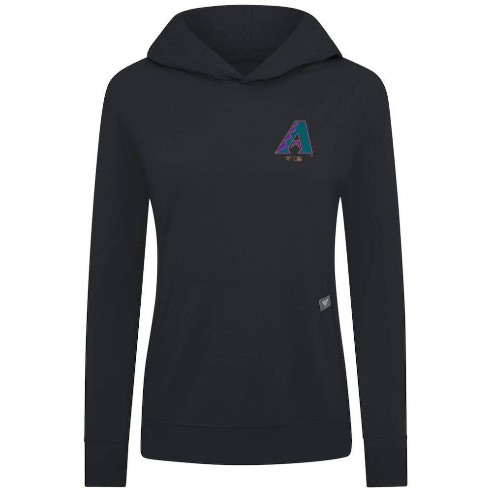Arizona Diamondbacks Levelwear Women's Cooperstown Collection Relay Core Logo Pullover Hoodie - MLB