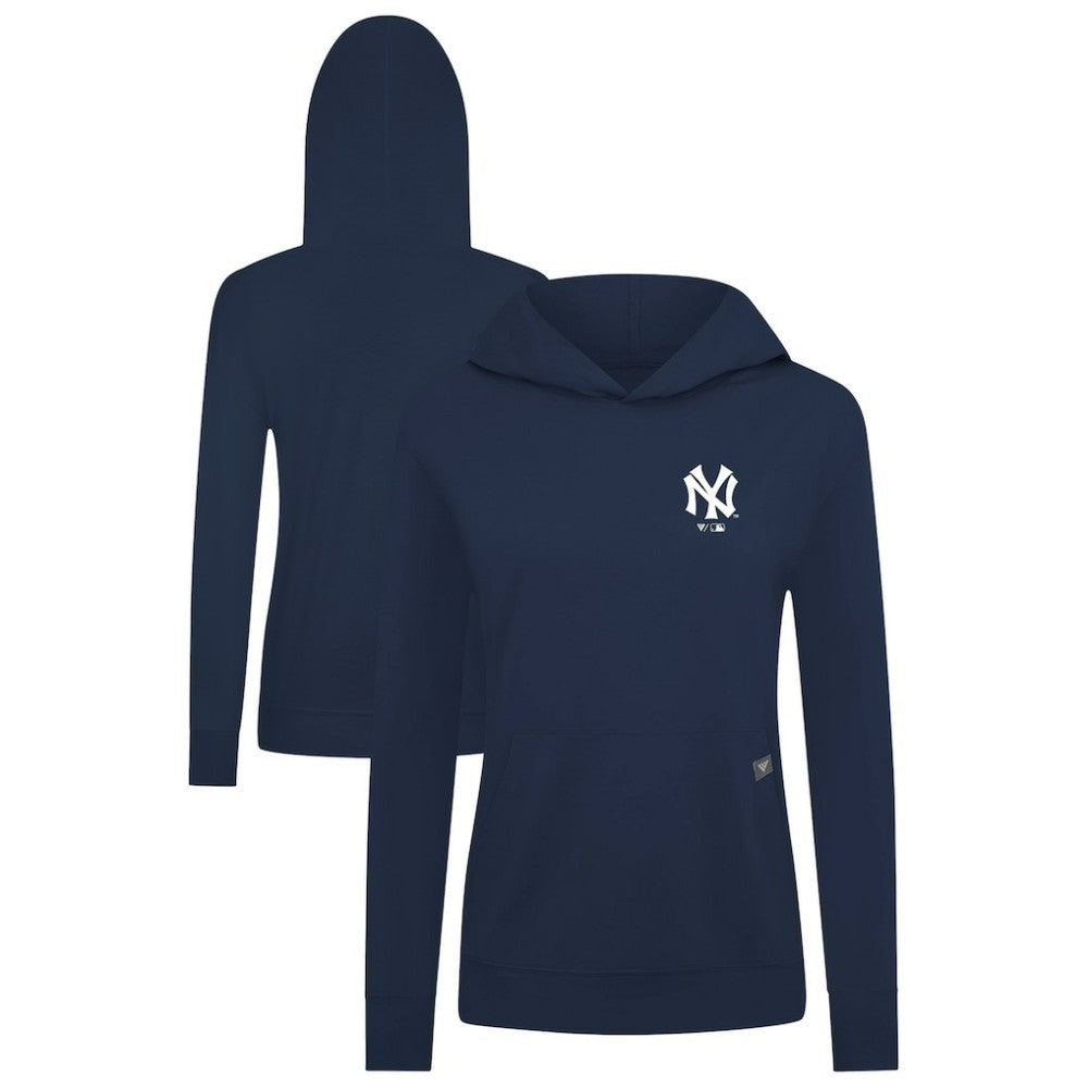 New York Yankees Levelwear Women's Cooperstown Collection Relay Core Logo Pullover Hoodie - MLB