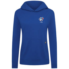 Toronto Blue Jays Levelwear Women's Cooperstown Collection Relay Core Logo Pullover Hoodie - MLB
