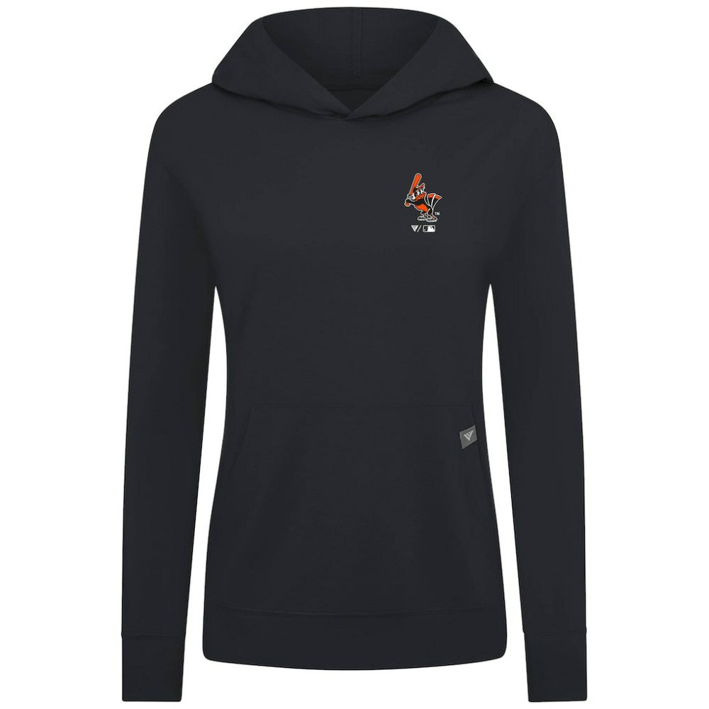 Baltimore Orioles Levelwear Women's Cooperstown Collection Relay Core Logo Pullover Hoodie - MLB