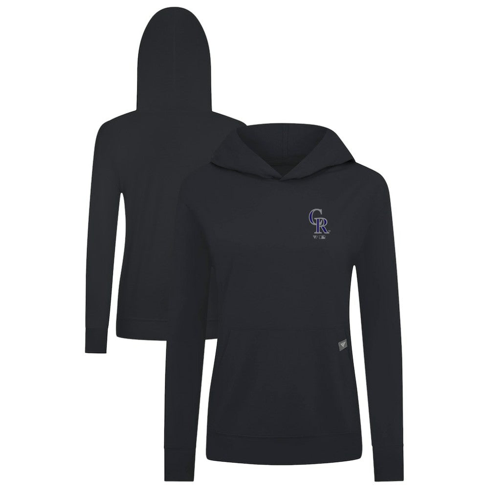 Colorado Rockies Levelwear Women's Cooperstown Collection Relay Core Logo Pullover Hoodie - MLB