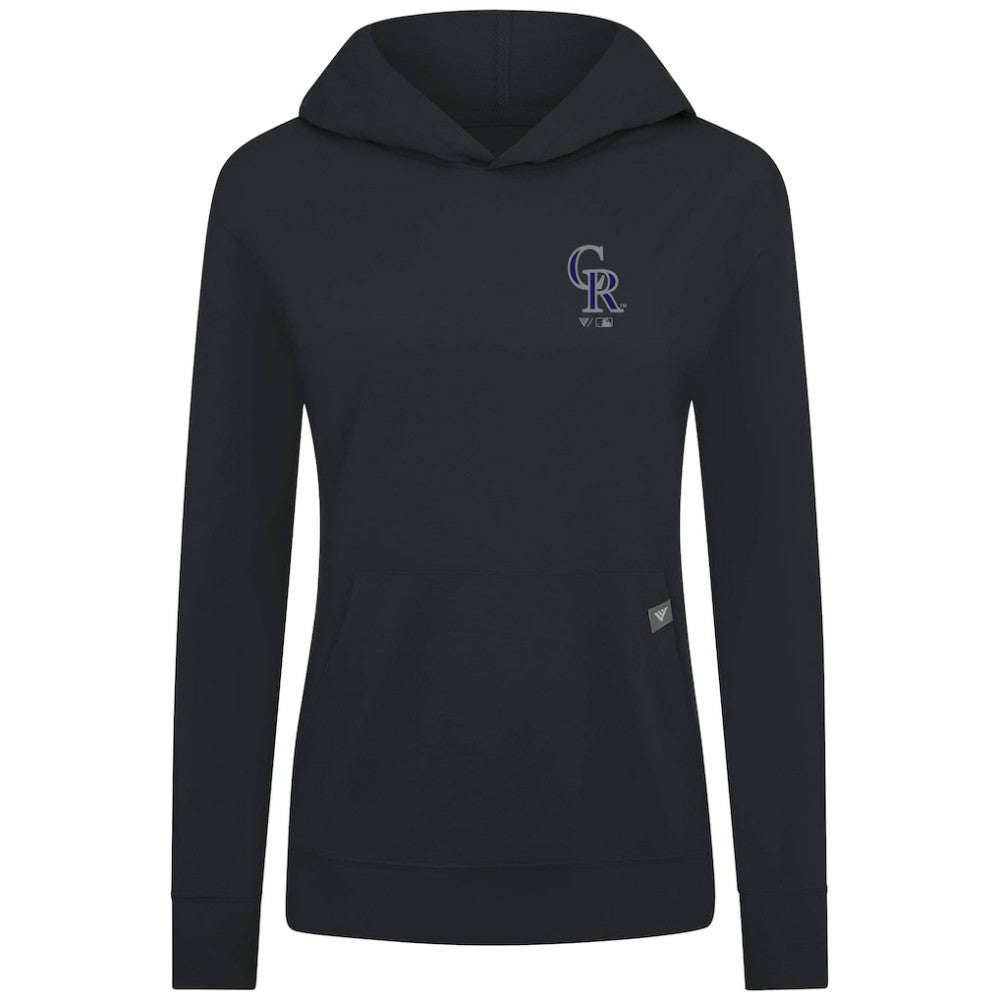 Colorado Rockies Levelwear Women's Cooperstown Collection Relay Core Logo Pullover Hoodie - MLB