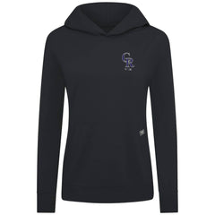 Colorado Rockies Levelwear Women's Cooperstown Collection Relay Core Logo Pullover Hoodie - MLB