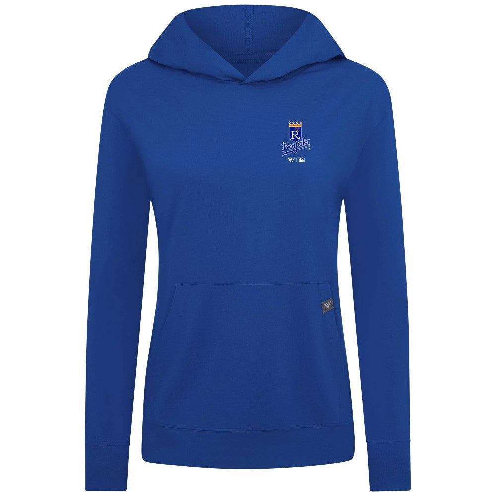 Kansas City Royals Levelwear Women's Cooperstown Collection Relay Core Logo Pullover Hoodie - MLB